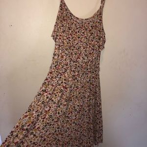 Flower printed dress